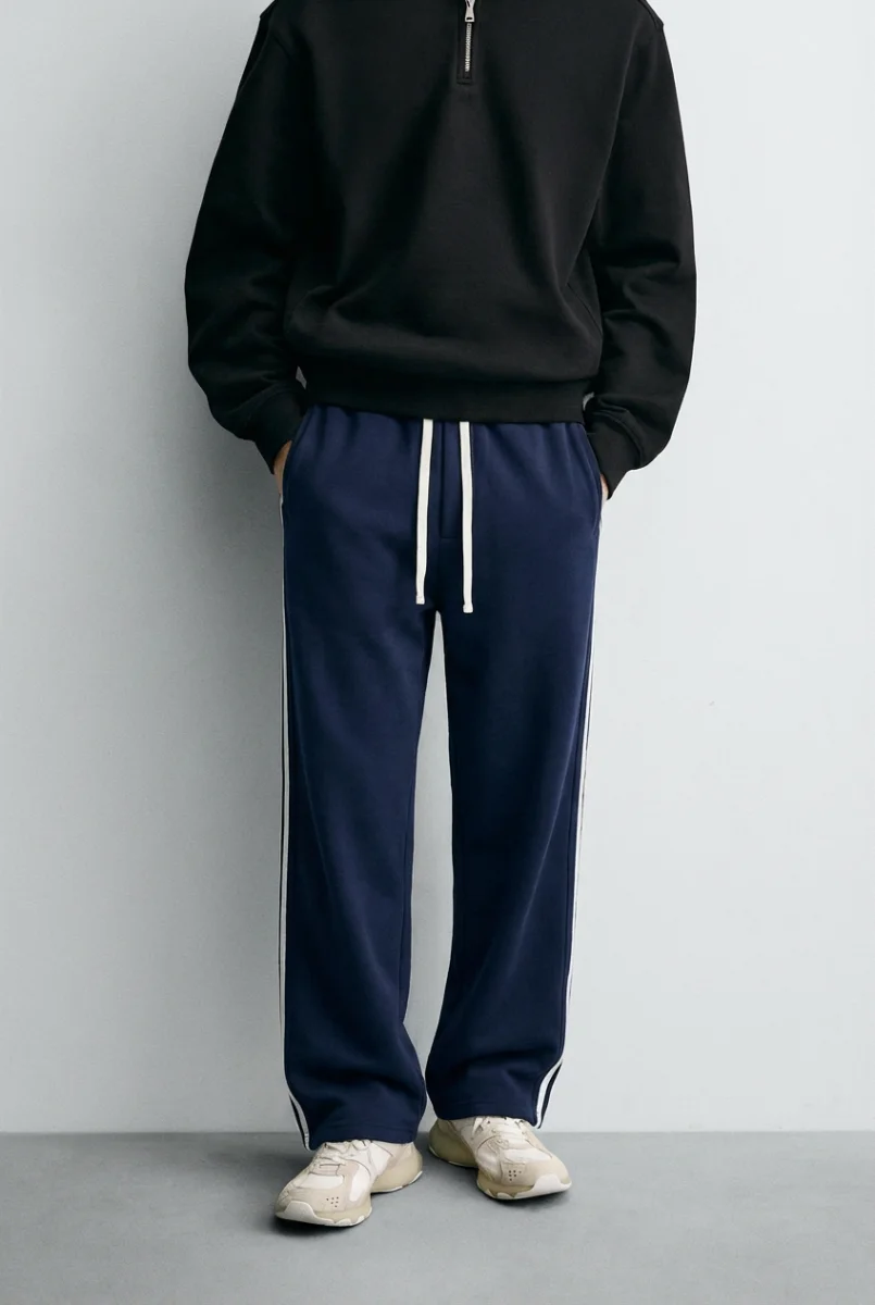 Wide Leg Track Pants